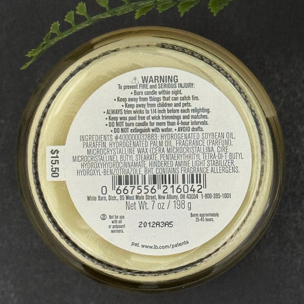 BBW Sugared Lemon Zest White Barn Bath & Body Works Mason Jar Single Wick Candle - Picture 10 of 10
